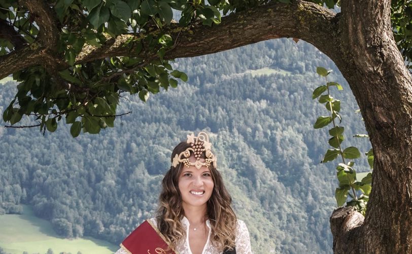14th Törggele Queen 2019/2022 Katharina Mur from Barbian, Unteraichnerhof